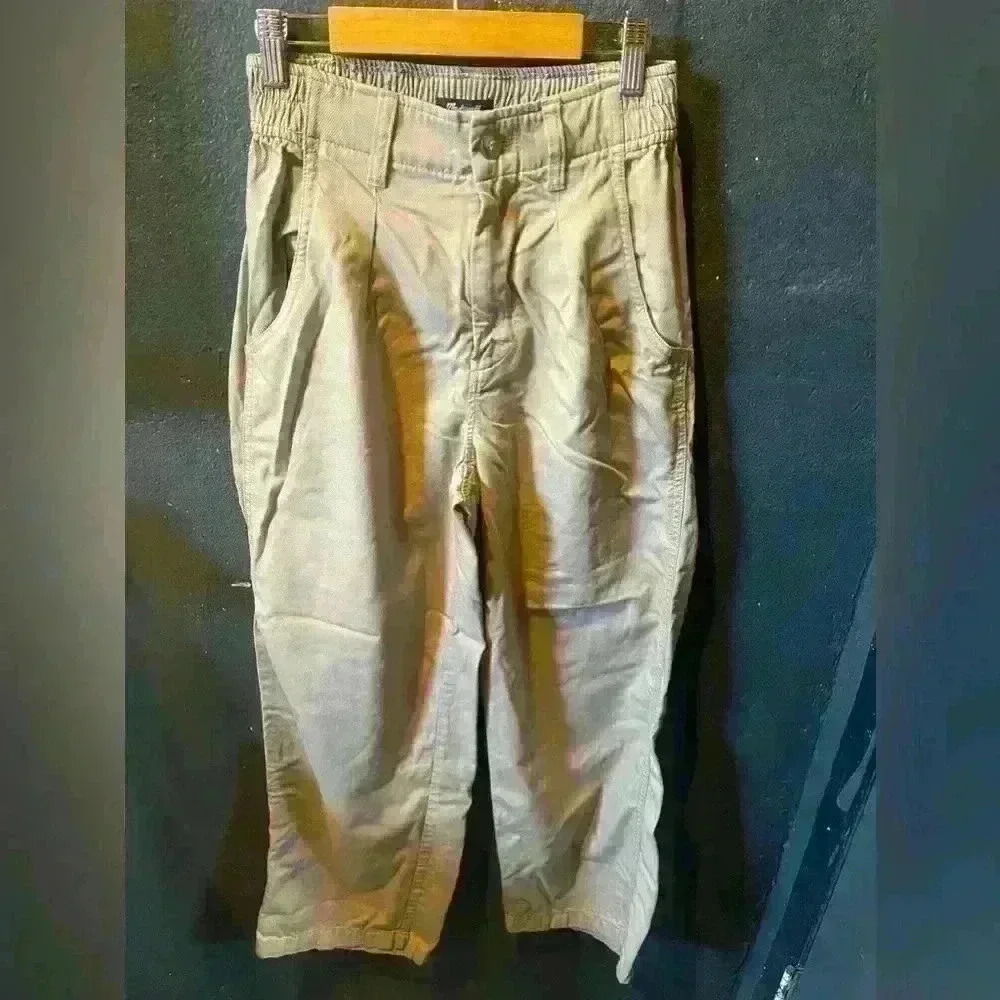 Women’s Madewell Khaki Pleated Pants Size 00